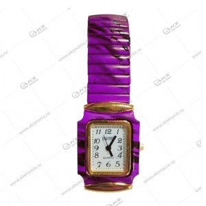 Наручные часы на резинке металлические №1 фиолетовый