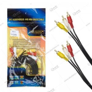 Кабель AV12 3RCA-3RCA 3м