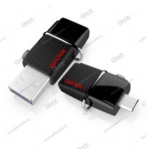 Флешка USB 3.0 32GB Sandisk Dual Drive OTG Black
