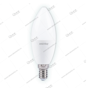 Лампа светодиодная Smartbuy C37-9,5W-6000K-E14 (свеча, холодный дневной свет)