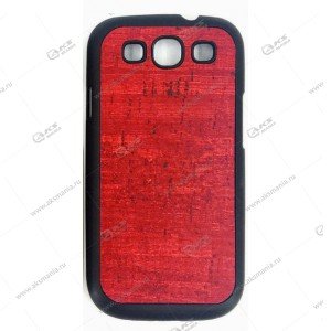 Пластик Samsung S6 дерево красный