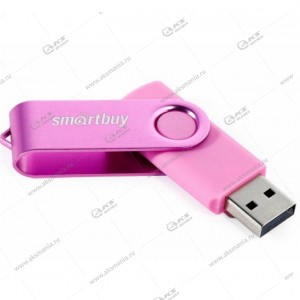 Флешка USB 2.0 16GB SmartBuy Twist розовый