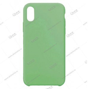 Silicone Case для iPhone X №3 зеленый