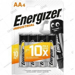 Элемент питания Energizer AA LR6 INDUSTRIAL/4BL