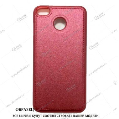 Силикон iPhone 5G/ 5S кожа с логотипом красный