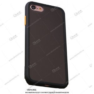 Силикон Iphone 11 Likgus Maxshield серый матовый с черным кантом