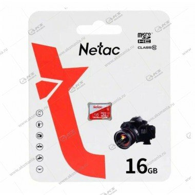 Карта памяти 16GB microSDXC class 10 Netac P500 Eco без адаптера