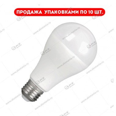 Лампа светодиодная Smartbuy A60-15W-220V-4000К-E27 (белый свет)