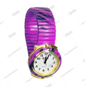 Наручные часы на резинке металлические розовый