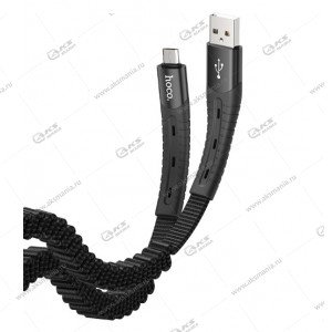 Кабель Hoco U78 Cotton treasure Micro USB черный