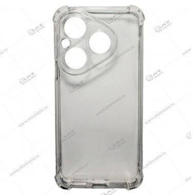 Силикон Huawei Pura 80 плотный прозрачный c усилинными краями