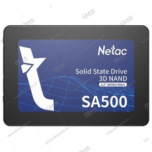 Внутренний накопитель SSD Netac 512GB SA500, SATA-III, R/W-520/450 MB/s 2.5 3D NAND