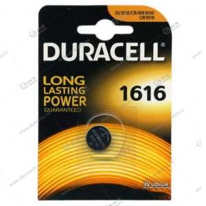 Элемент питания Duracell CR1616/1BL