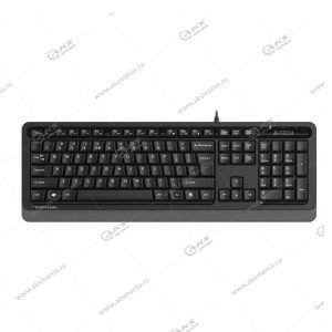 Клавиатура A4Tech FKS10 USB, черный/серый