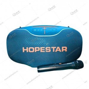 Колонка портативная HOPESTAR A80 350W синий