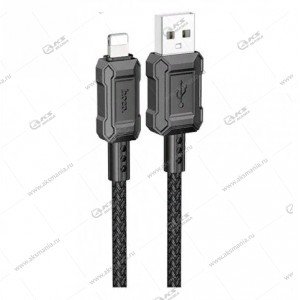 Кабель Hoco X94 Leader charging data cable Lightning 1m черный