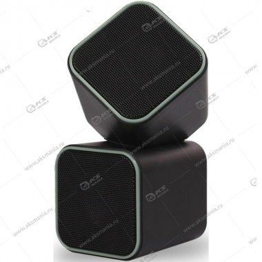 Компьютерные колонки SmartBuy CUTE, мощность 6Вт, USB, чёрные/серые. (SBA-2570)
