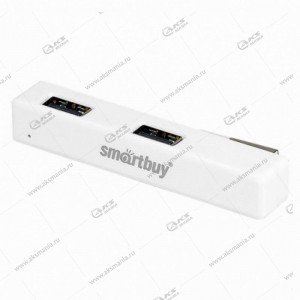 USB-HUB Smartbuy 4 порта (SBHA-408-W) белый