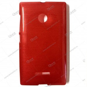Силикон Nokia 532 карамель красный