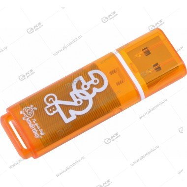 Флешка USB 2.0 32Гб SmartBuy Glossy оранжевый