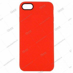 Silicone Case iPhone 5/5S/5SE №2 красный