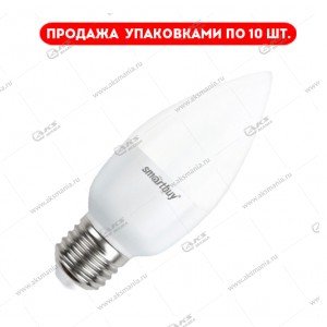 Лампа светодиодная Smartbuy C37-12W-220V-4000K-E27 (нейтральный свет)