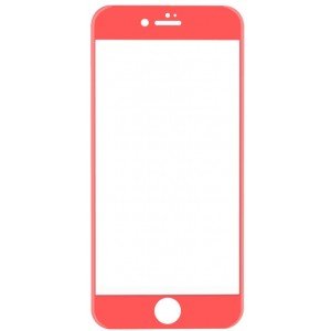Защитное стекло iPhone 6G/ 6S 4D красный матовое