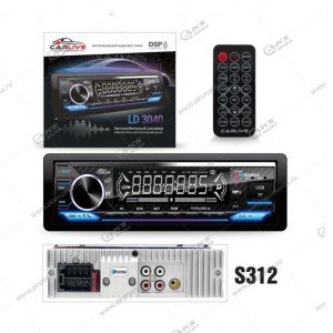 Автомагнитола Carlive LD3040 BT/LCD/2USB/TF/FM/4RCA/1 пульт
