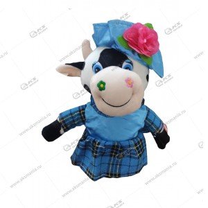 Поющая и танцующая игрушка "Корова в платье" 40см.