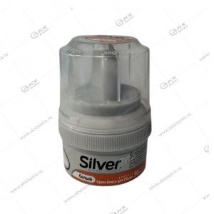 Крем-блеск для обуви "Silver" белый 50мл.
