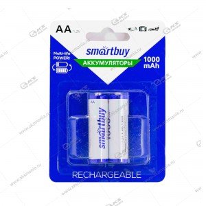 Элемент питания аккумулятор Smartbuy R6 (AA) (2 бл) 1000 mAh