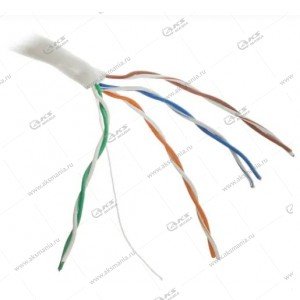 Кабель витая пара PROconnect  LIGHT UTP 4PR 24AWG, CCA, CAT5e, PVC серый, бухта 305 м (01-0043-2)