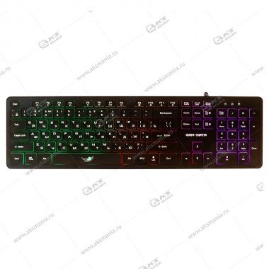 Клавиатура KGK-17U Dialog Gan-Kata - игровая с RGB подсветкой, USB, чёрная