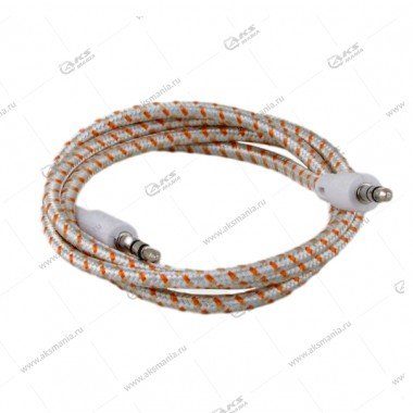 Aux HB T03 тканевый 1м красный