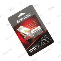 Карта памяти MicroSDXC 256GB Samsung Class 10 Evo Plus U1 (R/W 130 MB/s) + SD адаптер