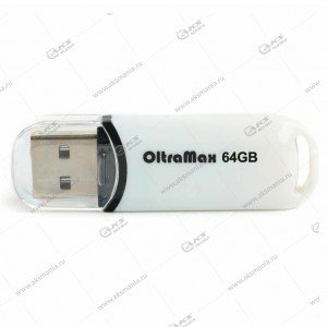 Флешка USB 2.0 64GB OltraMax 230 White