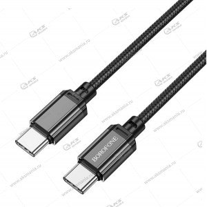 Кабель Borofone BX87 Type-C-Type-C 60W черный