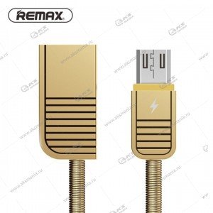 Кабель Remax RC-088m Linyo micro usb gold