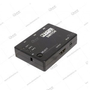 Адаптер H56 HDMI Switch+Remote 3x1 port с пультом black