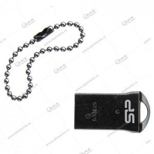 Флешка USB 2.0 16GB Silicon Power Touch T01 Black