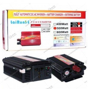 Автомобильный инвертор 12V на 220V 500W с USB портом (A4813)