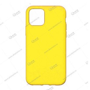 Silicone Case для iPhone 12/12 Pro желтый