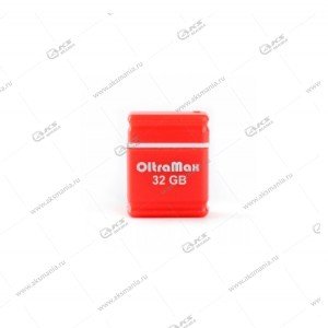 Флешка USB 2.0 32GB OltraMax 50 (маленькая) оранжево-красный