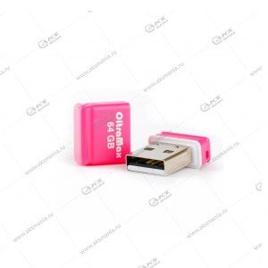 Флешка USB 2.0 64GB 50 OltraMax (маленькая) розовый