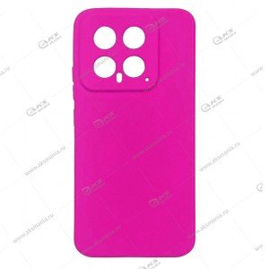 Silicone Cover 360 для Xiaomi Mi 14 ярко-розовый