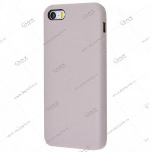 Silicone Case iPhone 5/5S/5SE оригинал пурпурно-серый
