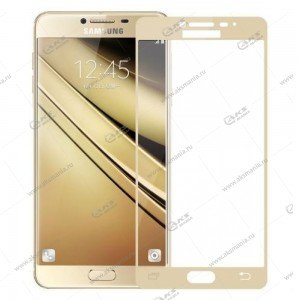 Защитное стекло Samsung A5 (2016)/A510 3D Gold