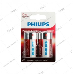 Элемент питания FHILIPS Power LR20/2BL