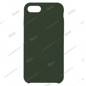 Silicone Case для iPhone 7/8 Plus темно-зеленый