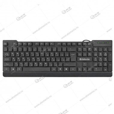 Клавиатура Defender  Element HB-190, полноразмерная, USB, черный